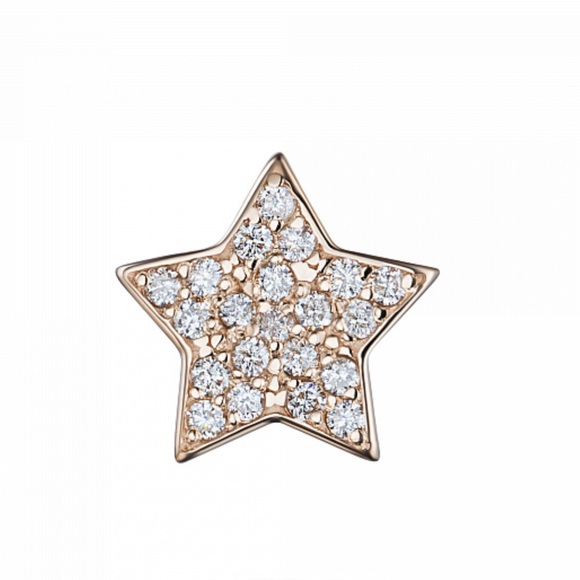 EPL diamond Jewelry - Gold Star Diamond Pendant EPL diamond